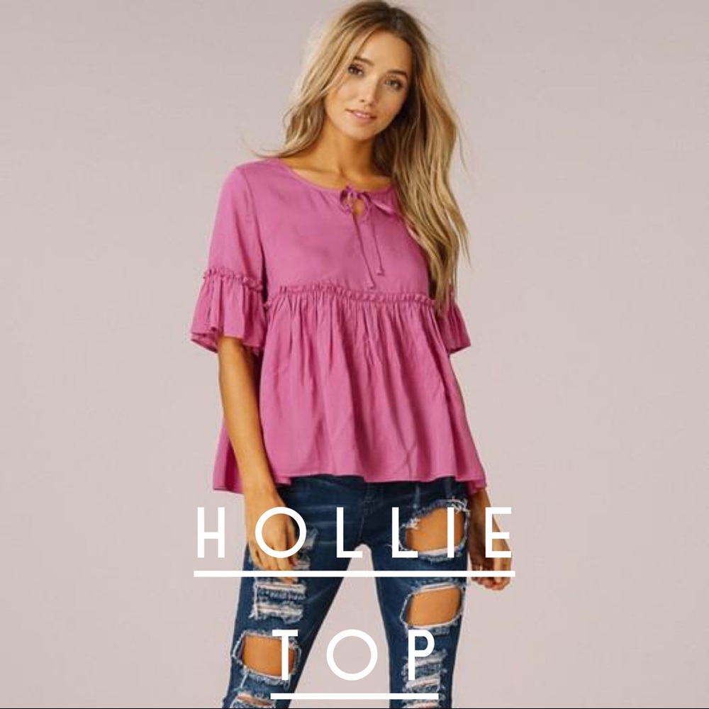 Pink Hollie Top